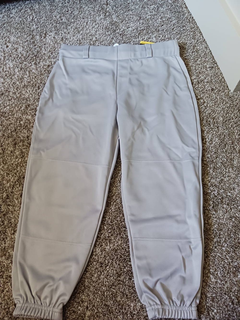 NWT Easton Youth Light Gray Baseball/Softball Pants Size XL